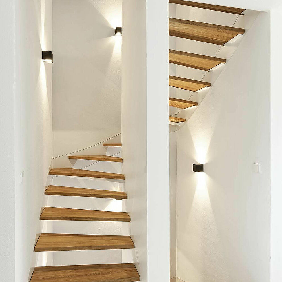 Einfamilienhaus Holzkirchen Treppe